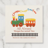 2番目のバースデーカラフルトレインチュガチョオ2 フェイバータグ (裏面)