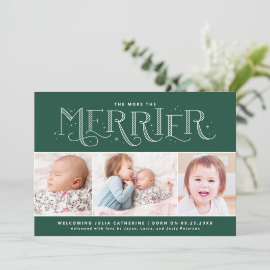 2番目のメリー出産の発表の詳細 案内状 (スタンド正面)