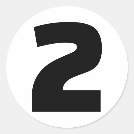 2番目の値 ラウンドシール (正面)