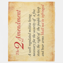 2番目の改正は、戦うには古すぎる、あまりにも誇りを持ったに走 フリースブランケット