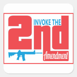 2番目の正方形ステッカー、光沢を呼び出す スクエアシール