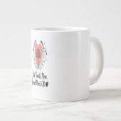 2番目の母への心からの賛辞 ジャンボコーヒーマグカップ (正面右)