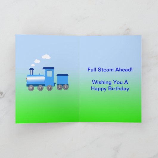 2番目の誕生日カードに名前を追加する カード (内部)