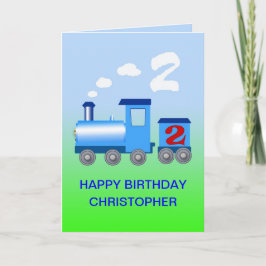 2番目の誕生日カードに名前を追加する カード