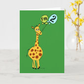 2番目の誕生日カード カード (黄色い花)