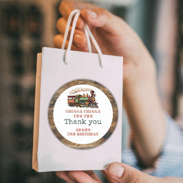 2番目の誕生日パーティーチャガチャッガツイン ラウンドシール