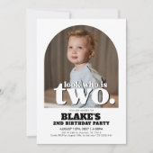 2番目の誕生日招待状ルックイフイフイフイ2招待状 招待状 (正面)