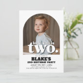 2番目の誕生日招待状ルックイフイフイフイ2招待状 招待状 (スタンド正面)