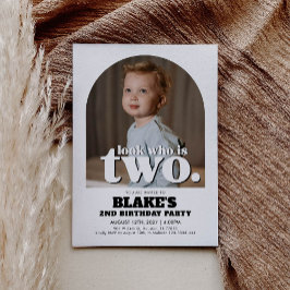 2番目の誕生日招待状ルックイフイフイフイ2招待状 招待状