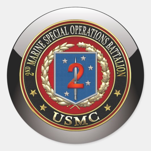 2番目のMSOB [3D] ラウンドシール (正面)