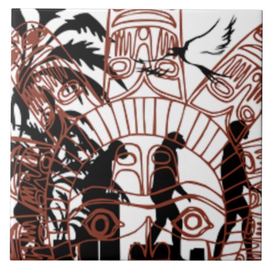 2番目のShiftワーカーのデザインタイル タイル (正面)