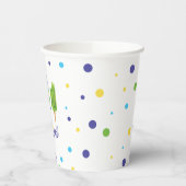 2番目カッコいいのバースデーブルー緑 紙コップ (左)