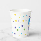 2番目カッコいいのバースデーブルー緑 紙コップ (右)