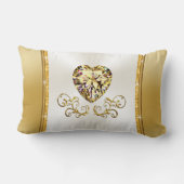 2番目結婚の結婚の老夫婦への贈り物 ランバークッション (裏面)