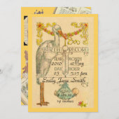 2発表はヴィンテージのスタイルの誕生の味方しました 案内状 (正面/裏面)