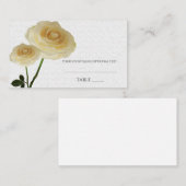 2白絵を描バラエレガント座席座席表 プレイスカード (正面/裏面)