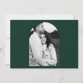 2白絵を描バラブライダルシャワー招待状 招待状 (裏面)