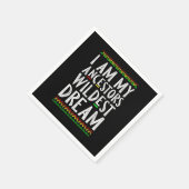 2私は私の先祖の夢の黒歴史モ スタンダードカクテルナプキン (角)