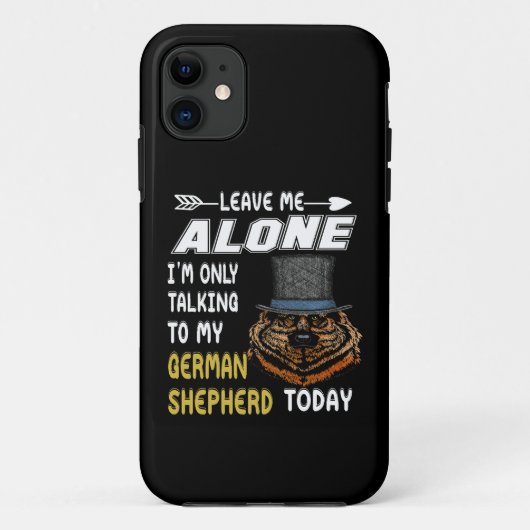 2私離れ一人で私はドイツ人の彼女と話している Case-Mate iPhoneケース (裏面)