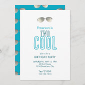 2秒クール誕生日招待状 セーブザデート (正面/裏面)