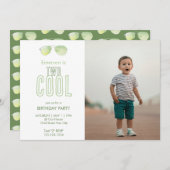 2秒クール誕生日招待状 セーブザデート (正面/裏面)