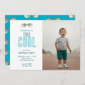 2秒クール誕生日招待状 セーブザデート (正面/裏面)