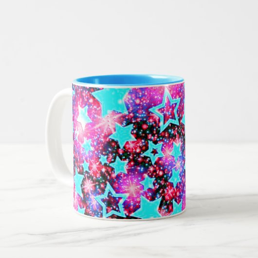 2種のトーネドコーヒー&ティーカップを主演。 ツートーンマグカップ (正面左)