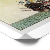 2種類の中国のジャンク、'Le Cからのイラストレーション ポスター (角)