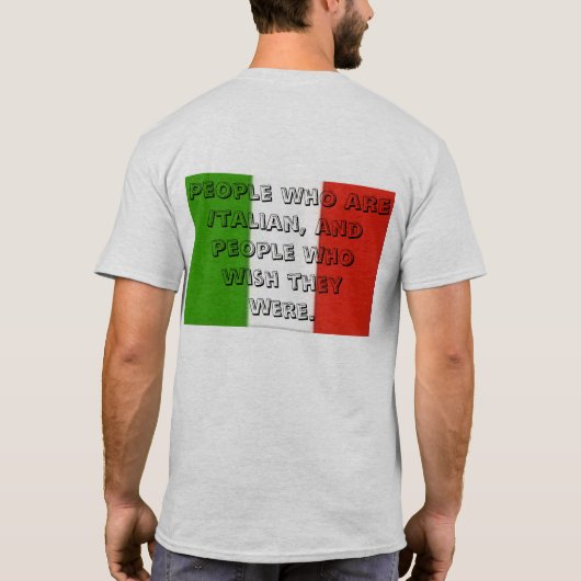 2種類の人々があります Tシャツ (裏面)