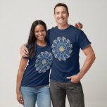 2種類の凸五角形と1種類の台形の12回回転対称テセレーション Tシャツ<br><div class="desc">Joshua Socolarによって発見された12回回転対称テセレーションに基づいています．</div>