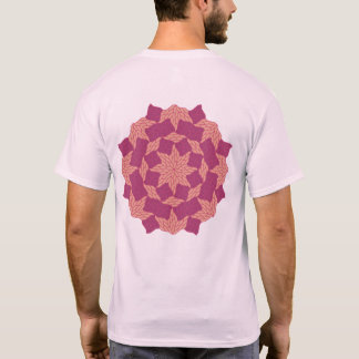 2種類の凸五角形の8回回転対称テセレーション Tシャツ
