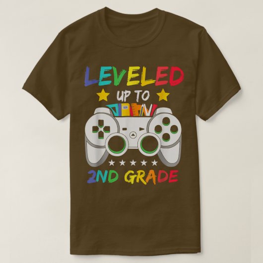 2級ビデオゲーム新学期まで平準化 Tシャツ (デザイン正面)
