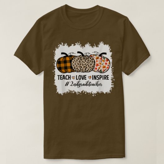 2級先生新学期パンプキン秋テアック Tシャツ (デザイン正面)