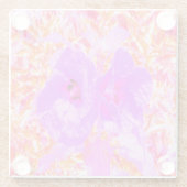 2紫とホットピンクの梅ハイビ熱狂するスカス ガラスコースター (裏面)