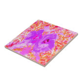 2紫とホットピンクの梅ハイビ熱狂するスカス タイル (側面)