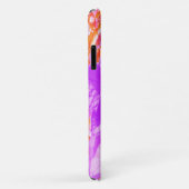 2紫とホットピンクの梅ハイビ熱狂するスカス Case-Mate iPhoneケース (裏面/右)