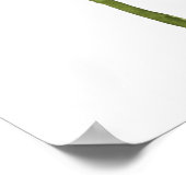 2紫と青の植物青いボンネットの水色 ポスター (角)