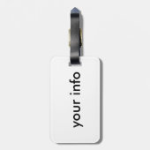 2紫の人魚 ラゲッジタグ (裏面縦)