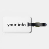 2紫の人魚 ラゲッジタグ (裏面横)