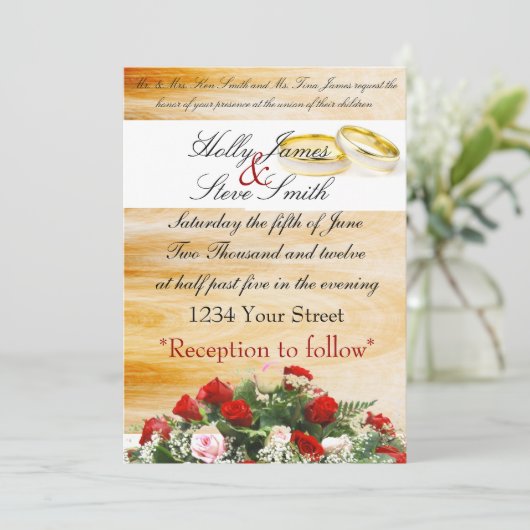 2結婚の評価 招待状 (スタンド正面)