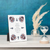 2結婚人の連結婚賛美の婚約 フォトプラーク (側面)