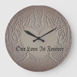 2結婚時を永遠に愛する ラージ壁時計