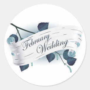 2結婚月葉日:季節の ラウンドシール
