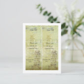 2結婚s in Pisa日付ブックマークを保存 案内ポストカード (スタンド正面)