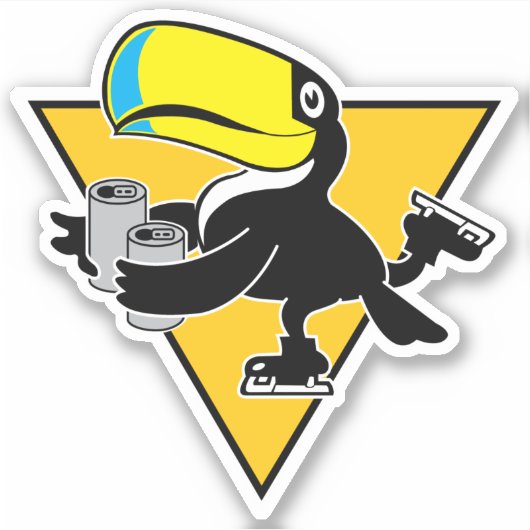 2缶メインロゴカスタムカットビニールシール シール (正面)