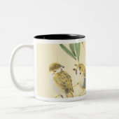 2羽のすずめ ツートーンマグカップ (左)