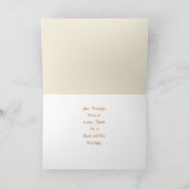 2羽のアート, あなたのテキスト サンキューカード (内部)