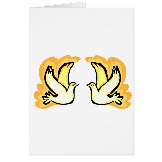 2羽のカメの鳩 (正面)