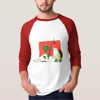 "2羽のカメの鳩"のワイシャツ Tシャツ