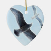 2羽のカモメ セラミックオーナメント (右)